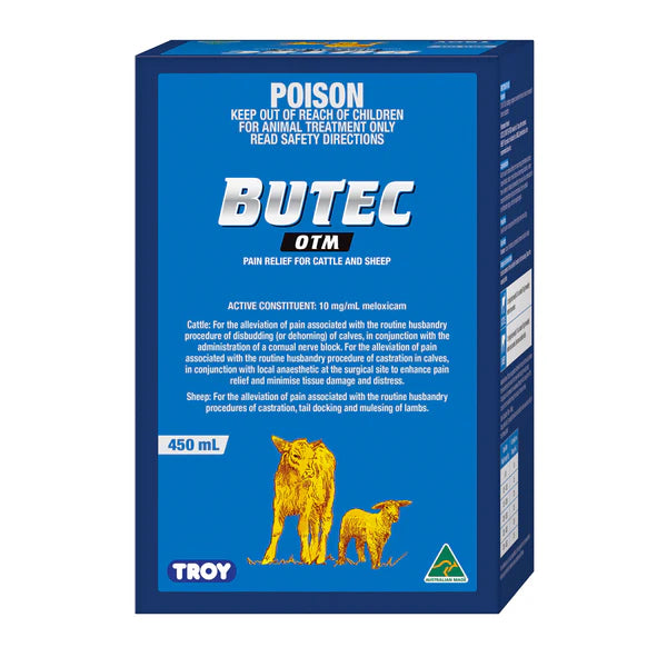 Butec OTM Pain Relief for Cattle and Sheep 450ml