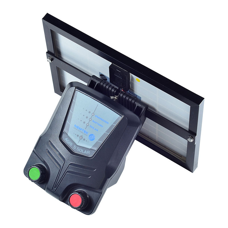 Nemtek Agri 5km Solar Electric Fence Energiser With Internal Battery