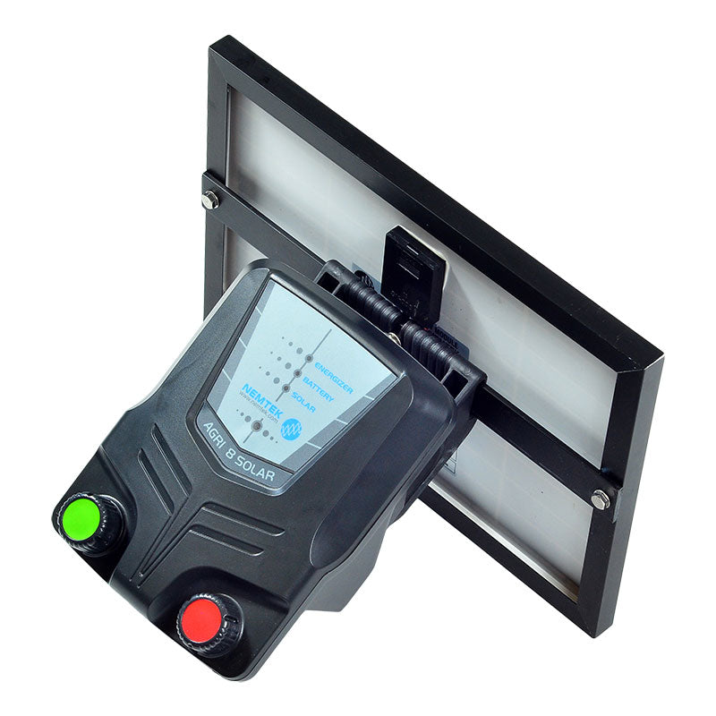 Nemtek Agri 8km Solar Electric Fence Energiser With Internal Battery