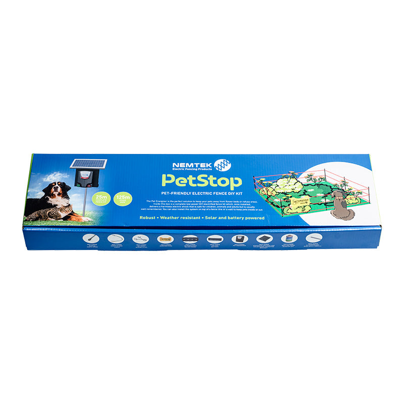 Nemtek Pet Stop Solar Powered Electric Fence Kit