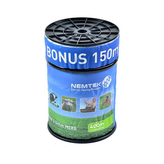 Nemtek Poly Braid White Mix 6 400M Plus 150M Bonus