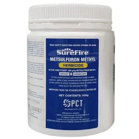 Surefire Metsulfuron Methyl 600WG Herbicide