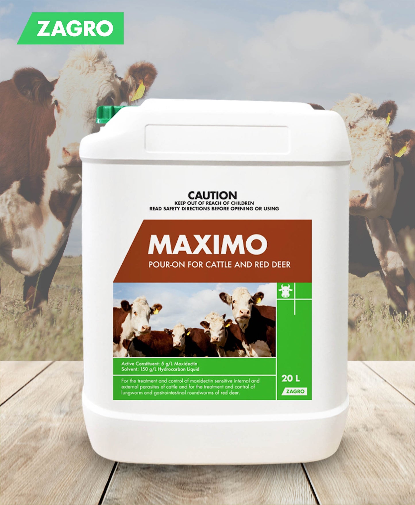 Maximo Pour-on for cattle