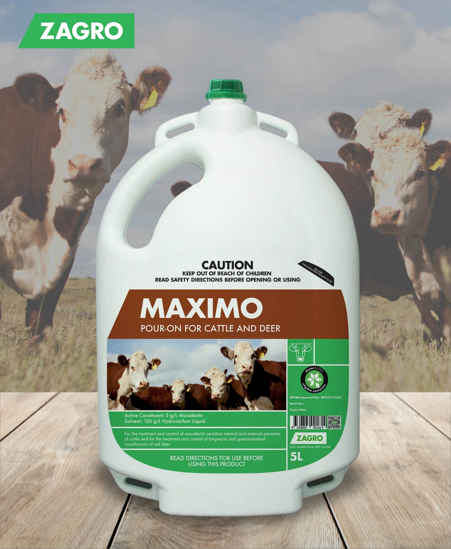 Maximo Pour-on for cattle