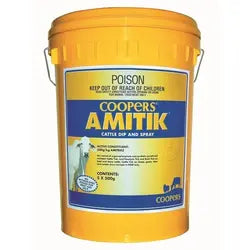 Amitik WP Soluble Cattle Dip and Spray 5 x 500g