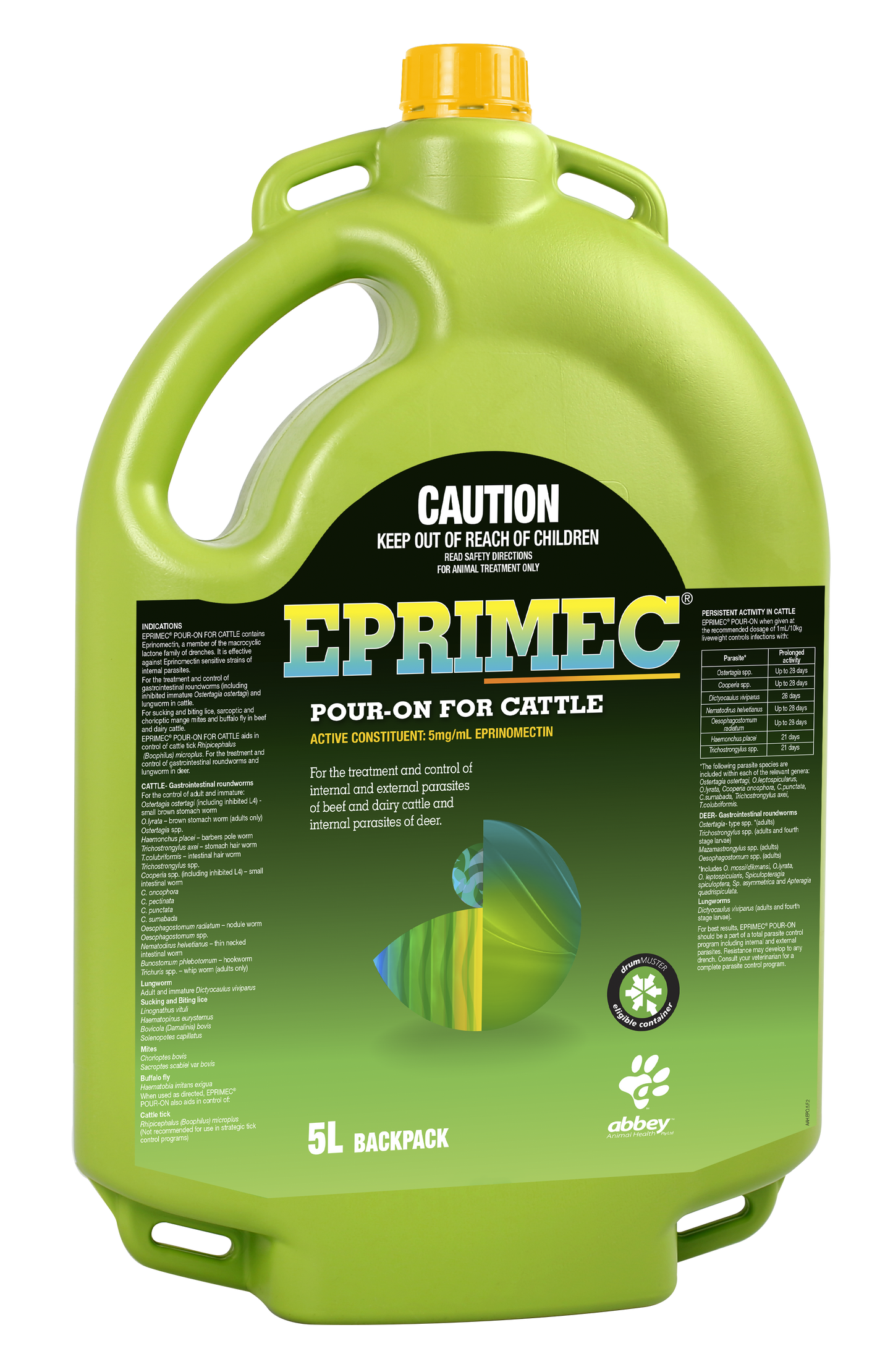 Eprimec Pour-On For Beef and Dairy Cattle
