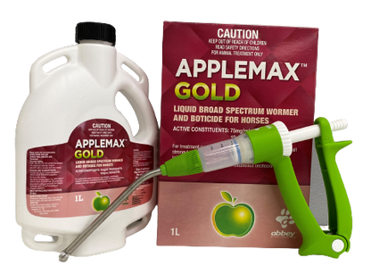 Applemax Gold Liquid Horse Wormer