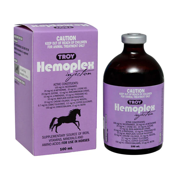 Troy Hemoplex Injection For Horses 100ml