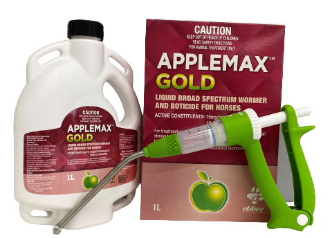 Applemax Gold Liquid Horse Wormer