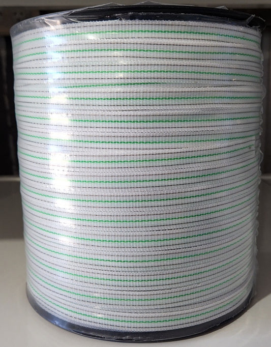 Electric Fence Poly Tape 12mm 400m roll