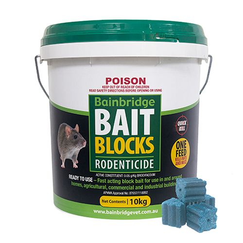 Bainbridge Rodent Bait Blocks 10kg