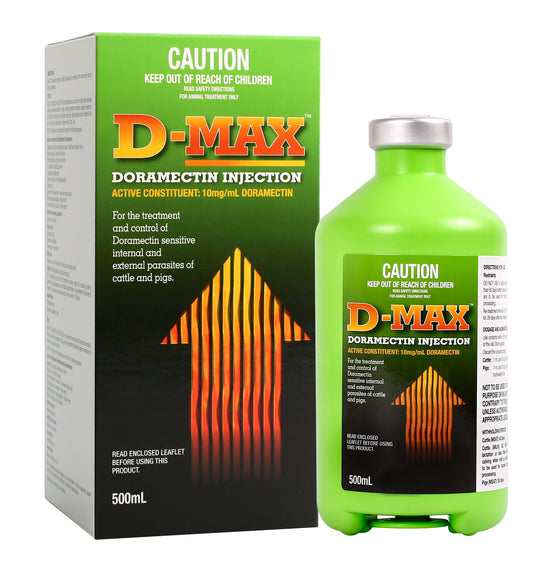 Abbey D-Max Injection for Cattle and Pigs 500ml
