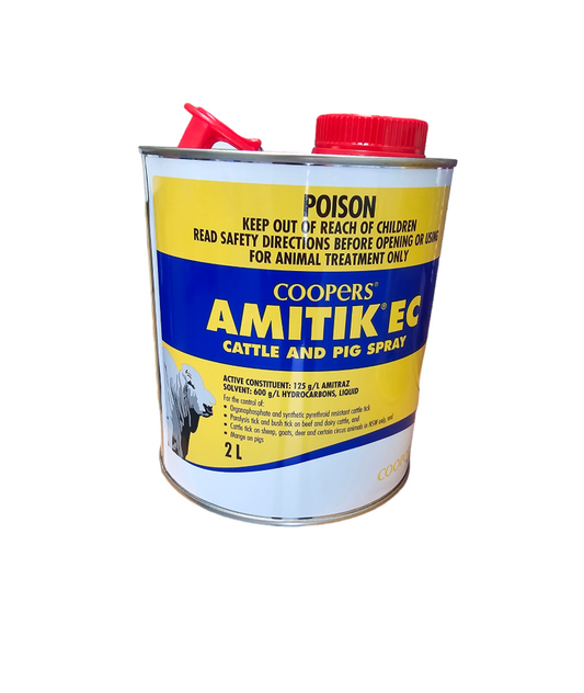 Amitik EC Cattle and Pig Spray 2 Litre