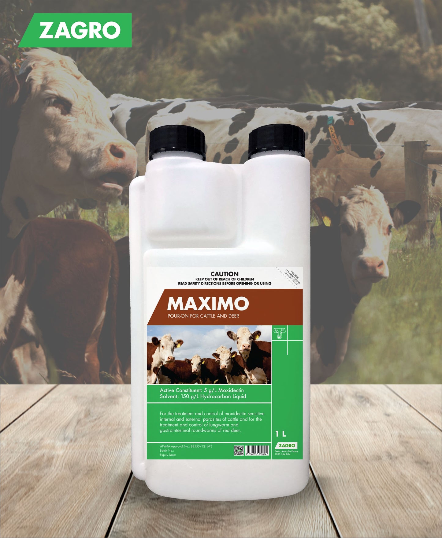 Maximo Pour-on for cattle